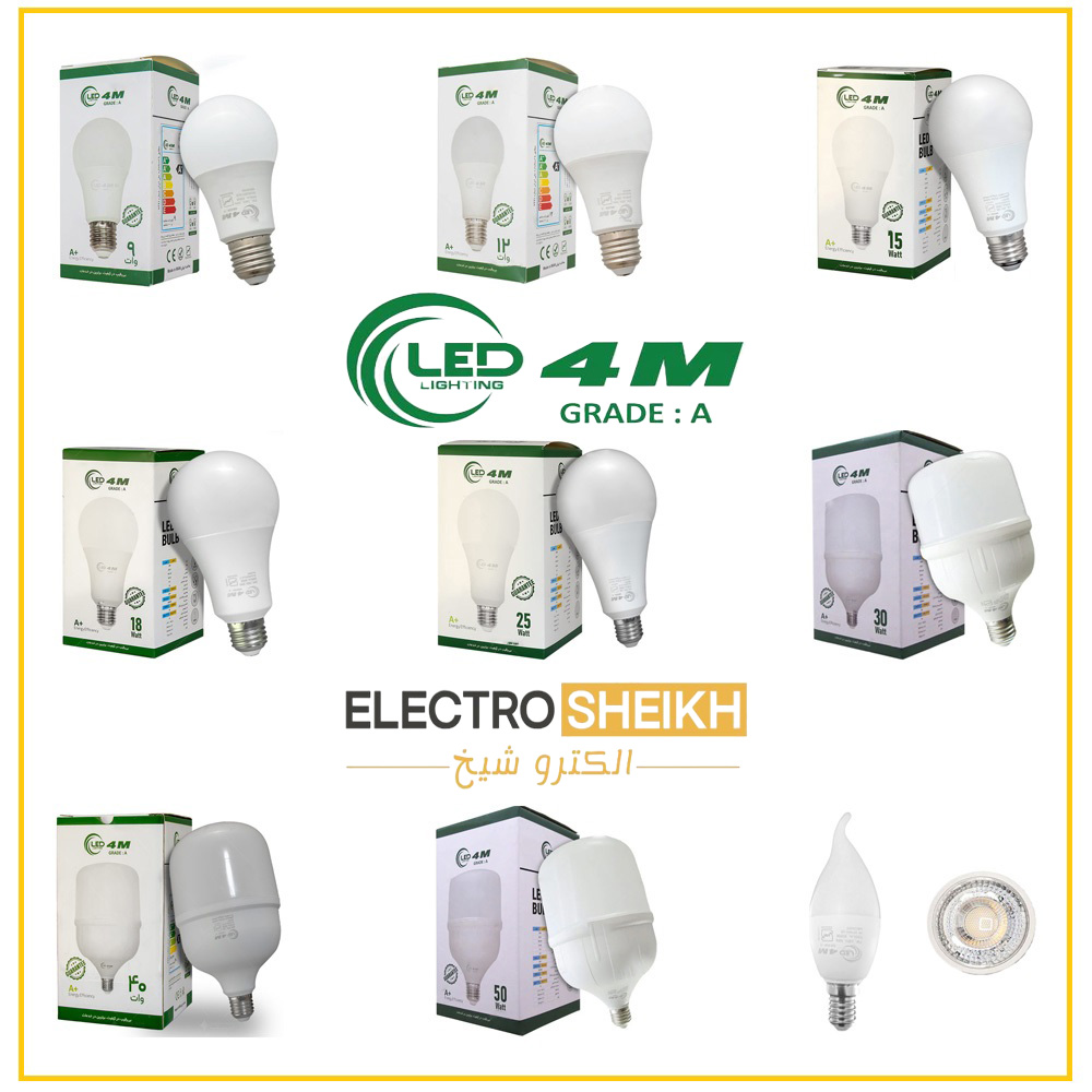 لامپ‌های حبابی LED 4M